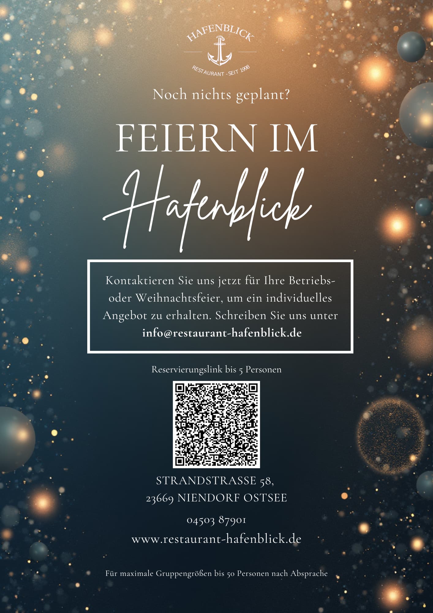 Winterflyer Restaurant Hafenblick